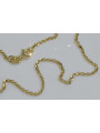 Italienische Ankerkette aus 14 Karat Gelbgold mit Diamantschliff, cc003y