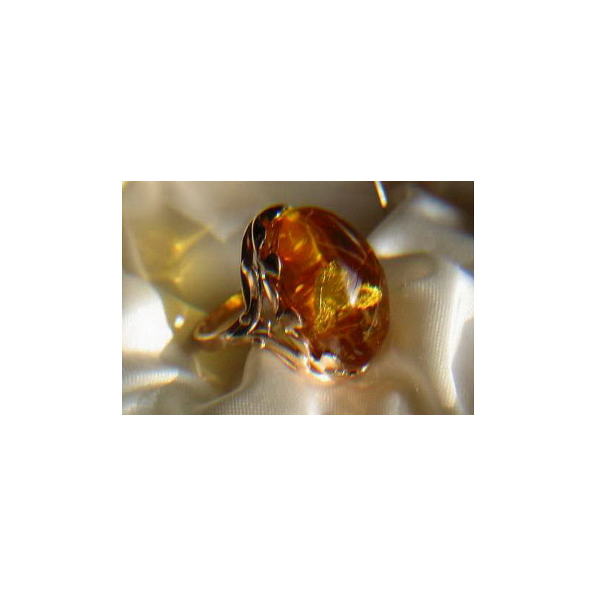 Russian rose Soviet pink USSR red 585 583 gold amber ring vrab009