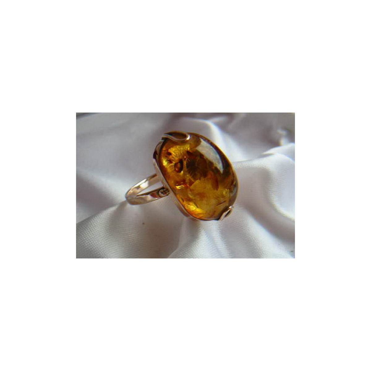 Russian rose Soviet pink USSR red 585 583 gold amber ring vrab030