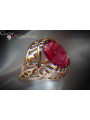 Russian Soviet rose 14k 585 gold Alexandrite Ruby Emerald Sapphire Zircon ring  vrc024