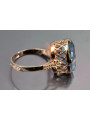 Russian Soviet rose 14k 585 gold Alexandrite Ruby Emerald Sapphire Zircon ring  vrc224