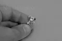 Russian Soviet rose 14k 585 gold Alexandrite Ruby Emerald Sapphire Zircon ring  vrc358