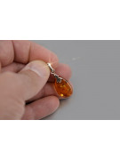 "Vintage-Inspired 14K 585 Rose Gold & Amber Jewelry Piece" vpab015