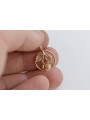 Винтидж розово злато 14k 585 без камъни Оригинално ретро окачване vpn050