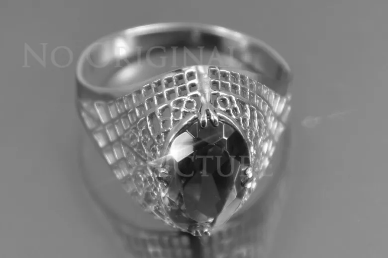 Russian Soviet rose 14k 585 gold Alexandrite Ruby Emerald Sapphire Zircon ring  vrc069