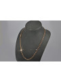 Yellow rose gold chain ★ russiangold.com ★ Gold 585 333 Low price ★ Garibaldi Bismark