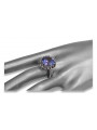 Russischer sowjetischer 925 Silberring Alexandrit Rubin Smaragd Saphir Zirkon Ring vrc035s