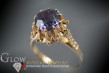 Russian Soviet silver rose gold plated 925 Alexandrite Ruby Emerald Sapphire Zircon ring vrc045rp