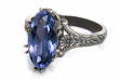 Russian Soviet silver 925 Alexandrite Ruby Emerald Sapphire Zircon ring vrc084s