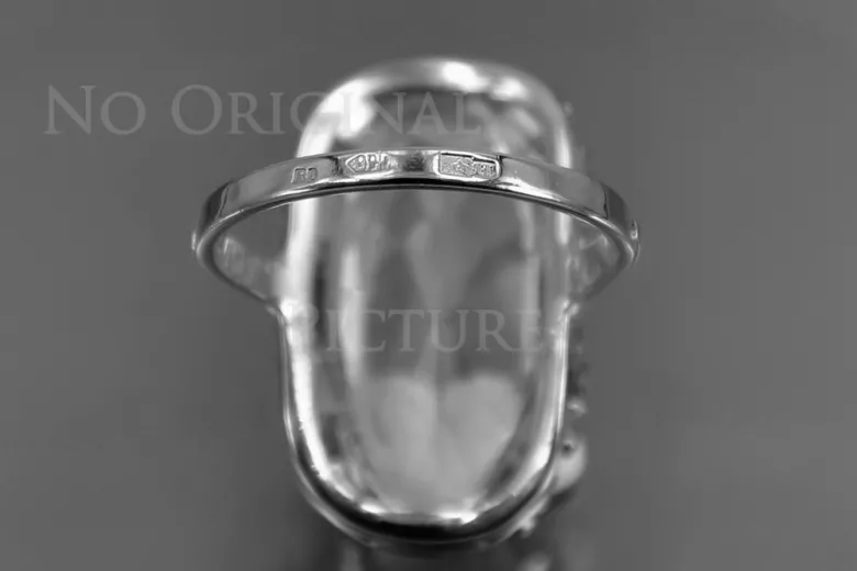 Russian Soviet rose 14k 585 gold Alexandrite Ruby Emerald Sapphire Zircon ring  vrc038