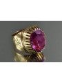 Russian Soviet rose 14k 585 gold Alexandrite Ruby Emerald Sapphire Zircon ring  vrc066