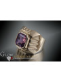 Vintage rose pink pink 14k gold 585 Men's Alexandrite signet ring Vintage vsc002