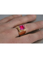 Rusă a crescut sovietice 14k 585 aur men's signet inel vsc002