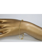 Bracelet★ chapelet en or rose jaune russiangold.com ★ or 585 333 Prix bas