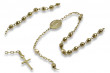 Italian 14k gold rosary Dolce Gabbana chain rc001y
