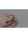 Vintage silver 925 Alexandrite Ruby Emerald Sapphire Aquamarine Zircon ... earrings vec003s