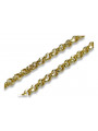 Italienische Ankerkette aus 14 Karat Gelbgold mit Diamantschliff, cc003y