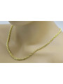 Italienische Ankerkette aus 14 Karat Gelbgold mit Diamantschliff, cc003y