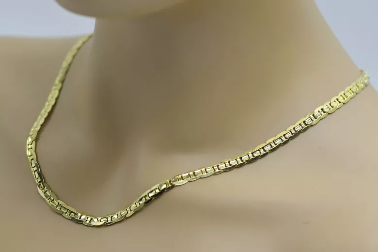Yellow rose gold chain ★ russiangold.com ★ Gold 585 333 Low price