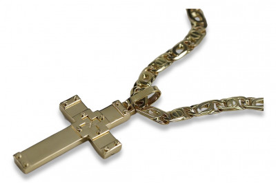 catholic cross necklace for men