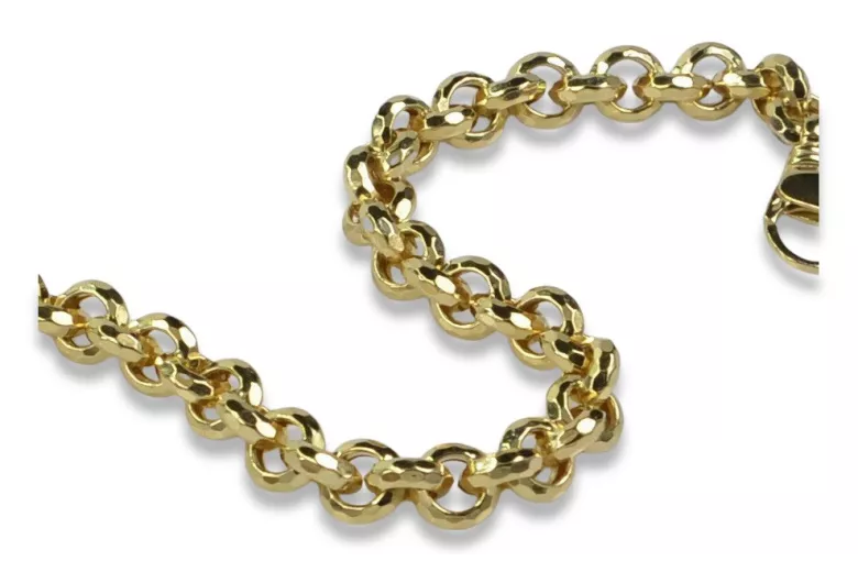 14k White Gold Solid link bracelet 4.8mm 8.5 inches 68380: buy online in  NYC. Best price at TRAXNYC.