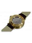 Российские советские розовые итальянские мужские часы из желтого золота mw064y