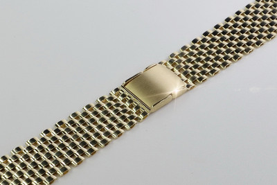 14k gold watch bracelet