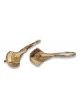 "Original Vintage 14K Rose Gold Leaf Earrings Without Stones" ven112