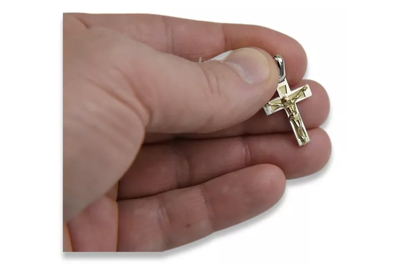 Croix ★ catholique d’or russiangold.com ★ or 585 333 Prix bas