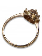 Russisch Sowjet rosa 14 Karat 585 gold Vintage Ring vrn004