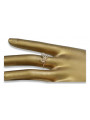 Russisch Sowjet rosa 14 Karat 585 gold Vintage Ring vrn088