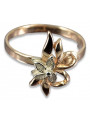 Russian Soviet rose pink 14k 585 gold Vintage ring vrn043