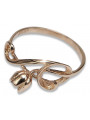 Russian Soviet rose pink 14k 585 gold Vintage ring vrn145