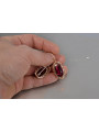 Russische Sowjetische Rose Pink 14k 585 Gold Ohrringe vec014 Alexandrit Rubin Smaragd Saphir ...