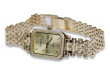 Italian Yellow 14k 585 gold Lady Geneve wrist watch lw055y&lwb006y