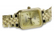 Amarillo 14k 585 oro Lady Geneve reloj de pulsera lw023y &lbw008y
