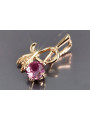 Vintage rose 14k 585 gold alexandrite ruby emerald sapphire zircon ... pendant vpc005