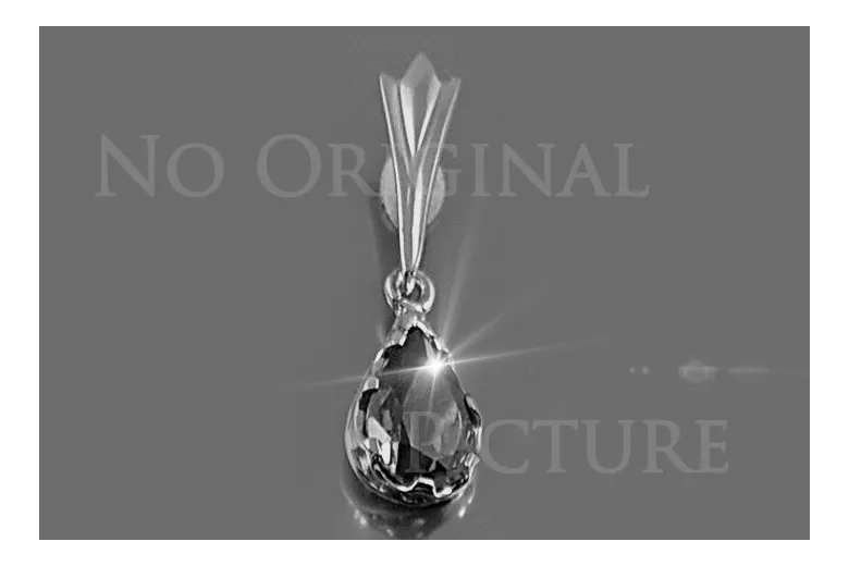 Russe soviétique rose 14k 585 or alexandrite rubis émeraude saphir zircon ... pendentif VPC012
