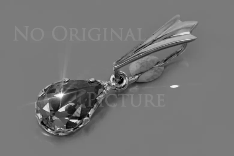 Russe soviétique rose 14k 585 or alexandrite rubis émeraude saphir zircon ... pendentif VPC012