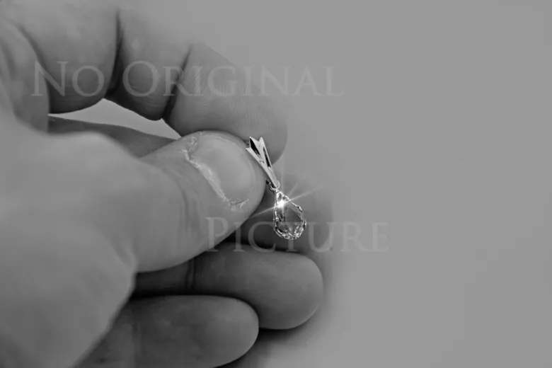 Russe soviétique rose 14k 585 or alexandrite rubis émeraude saphir zircon ... pendentif VPC012