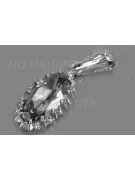 Vintage rose 14k 585 gold alexandrite ruby emerald sapphire zircon ... pendant vpc016