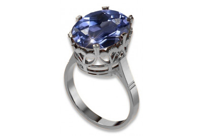 Vintage silver 925 ring Alexandrite Ruby Emerald Sapphire Zircon vrc130s