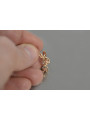 "Originales Vintage-Roségold 14k 585 Gold Blumen Ohrringe ohne Steine" ven166