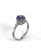 Russian Soviet rose 14k 585 gold Alexandrite Ruby Emerald Sapphire Zircon ring  vrc366
