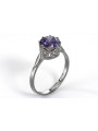 Russian Soviet rose 14k 585 gold Alexandrite Ruby Emerald Sapphire Zircon ring  vrc366
