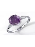 Russian Soviet rose 14k 585 gold Alexandrite Ruby Emerald Sapphire Zircon ring  vrc366