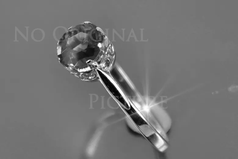 Russe soviétique rose 14k 585 or Alexandrite Rubis Émeraude Saphir Zircon bague vrc366