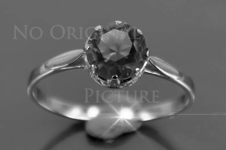 Russe soviétique rose 14k 585 or Alexandrite Rubis Émeraude Saphir Zircon bague vrc366