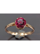 Russian Soviet rose 14k 585 gold Alexandrite Ruby Emerald Sapphire Zircon ring  vrc366