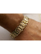 Yellow rose gold bracelet ★ russiangold.com ★ Gold 585 333 Low price